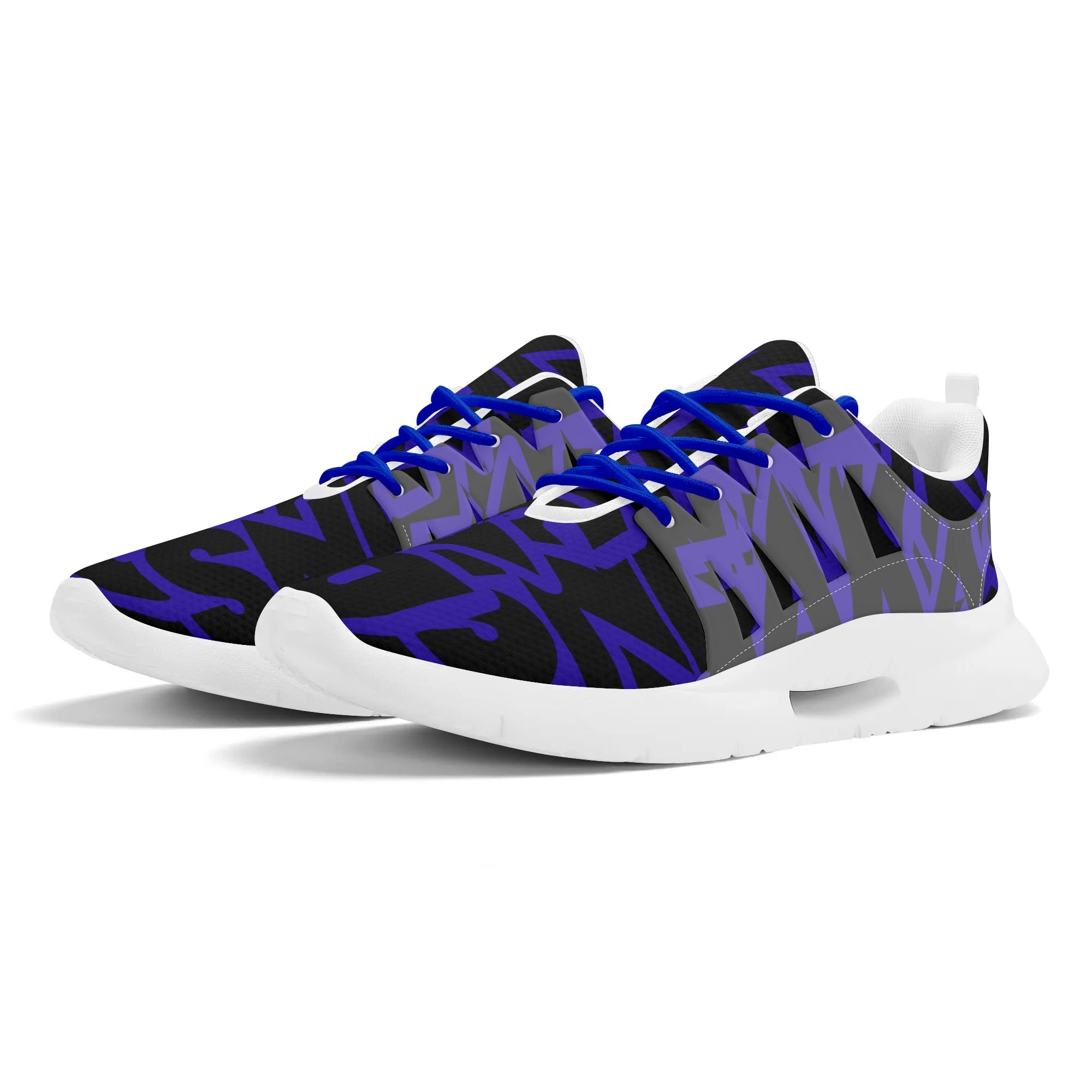 SNEAKAR Vibrant Blue Lightning Sneakers