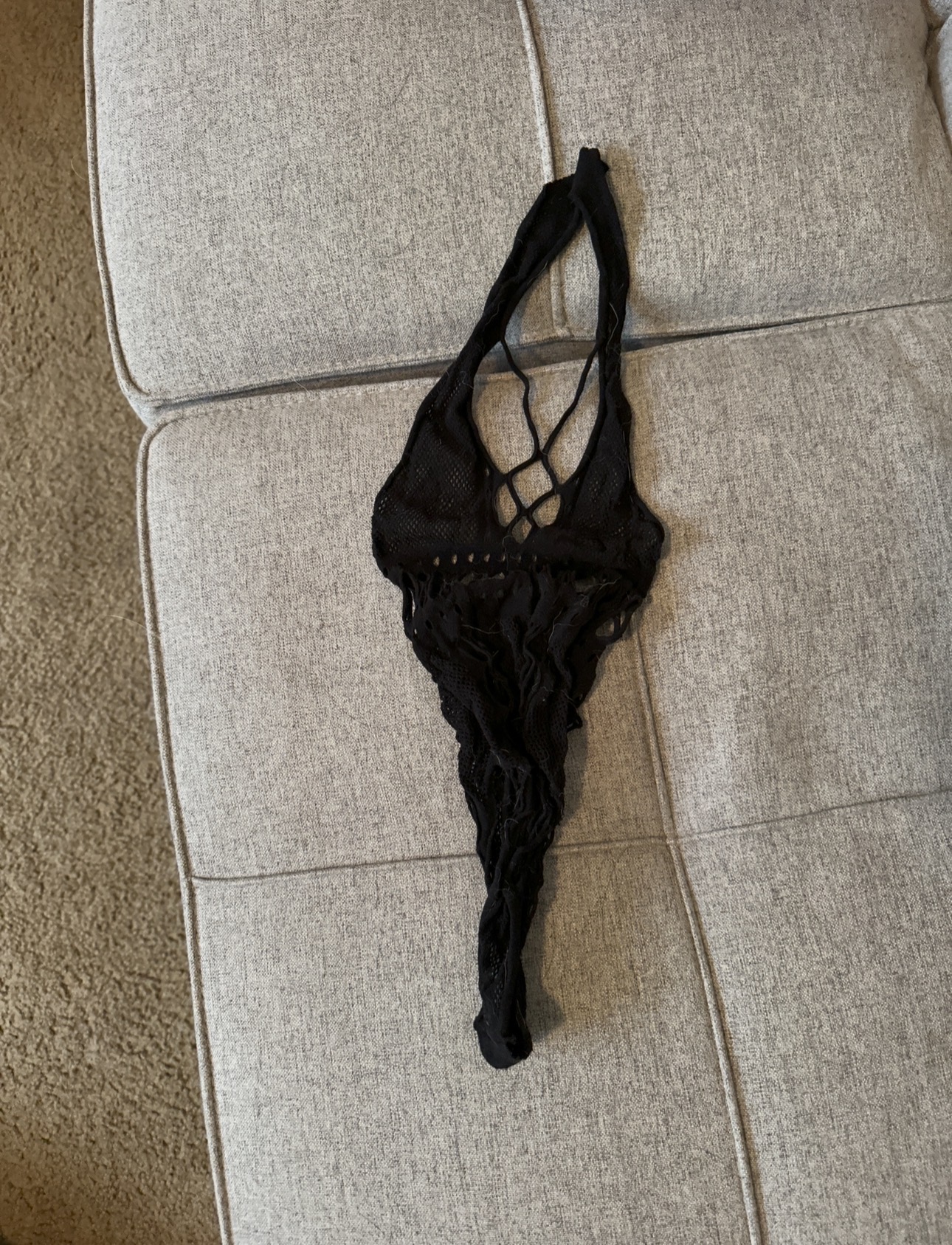 Stretchy Black Bodysuit - Image 2