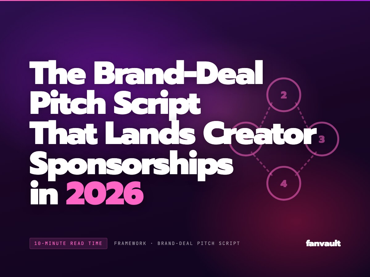 The Brand-Deal Pitch Script That Lands Creator Sponsorships in 2026