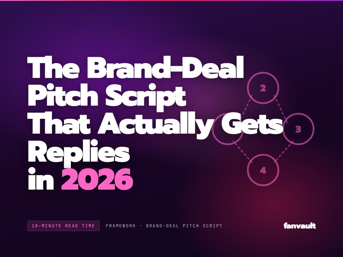 The Brand-Deal Pitch Script That Actually Gets Replies in 2026