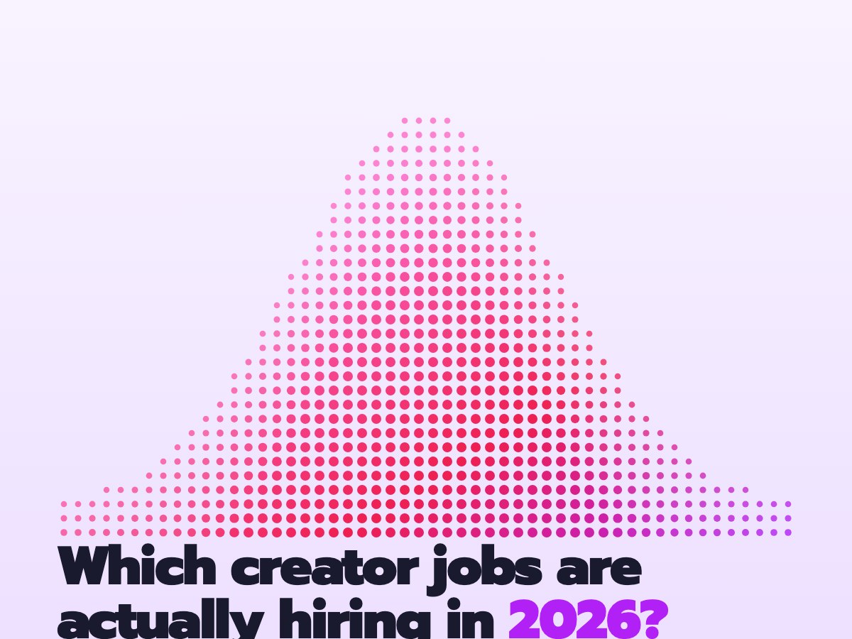 Which creator jobs are actually hiring in 2026?