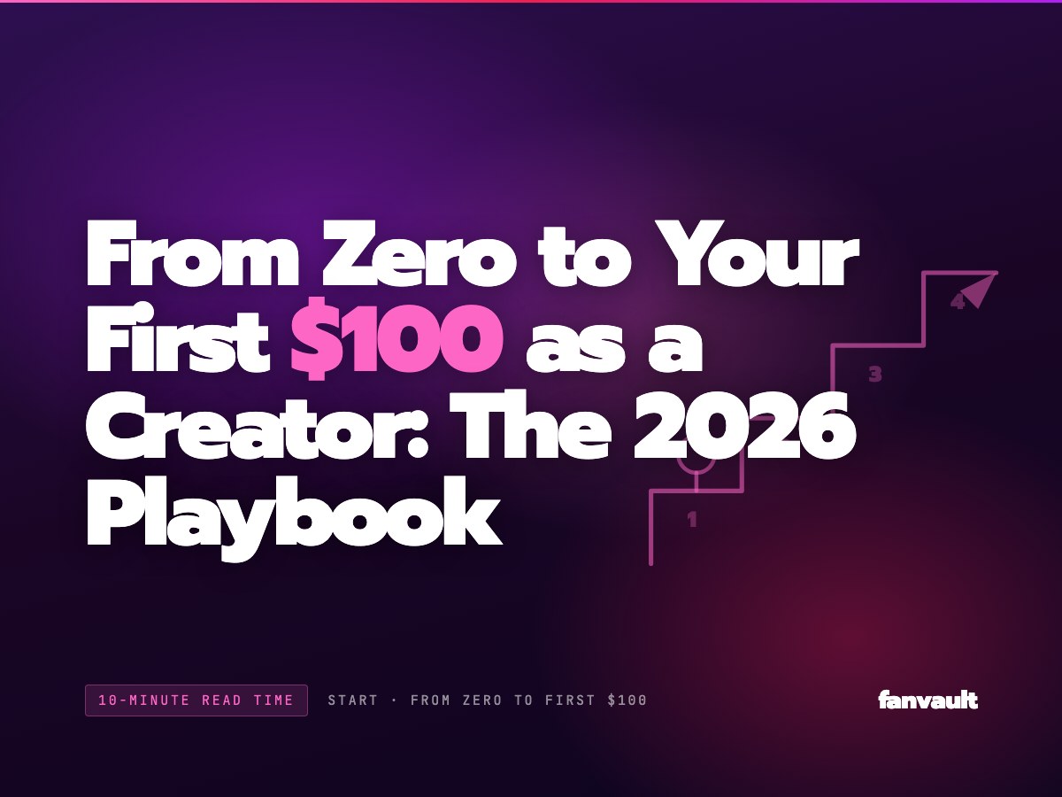 From Zero to Your First $100 as a Creator: The 2026 Playbook