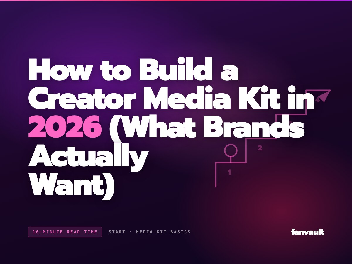 How to Build a Creator Media Kit in 2026 (What Brands Actually Want)