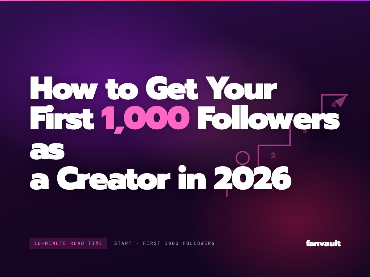 How to Get Your First 1,000 Followers as a Creator in 2026