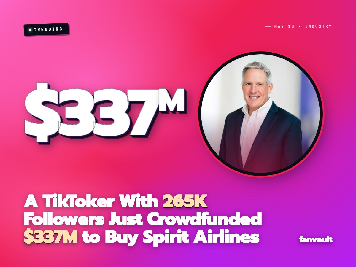 A TikToker With 265K Followers Just Crowdfunded $337M to Buy Spirit Airlines