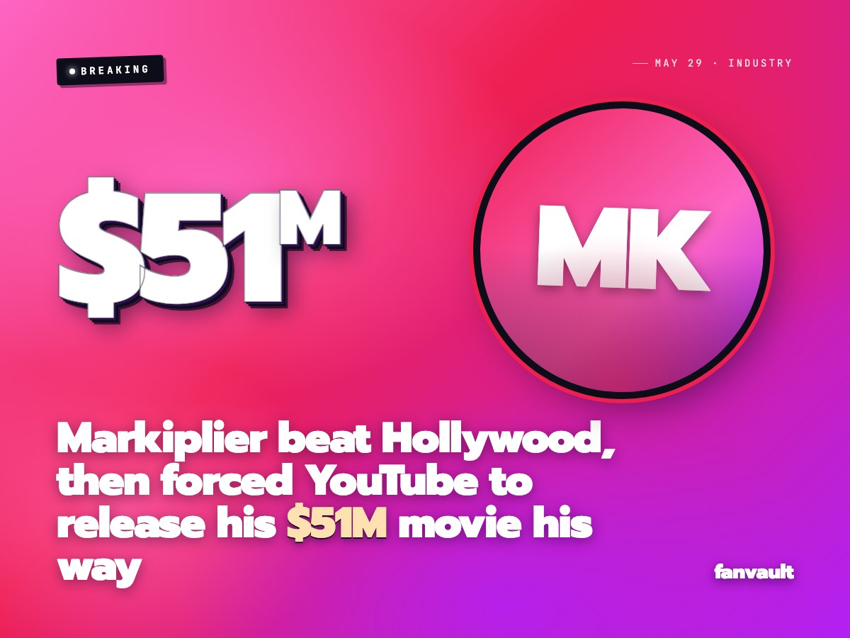 Markiplier beat Hollywood, then forced YouTube to release his $51M movie his way